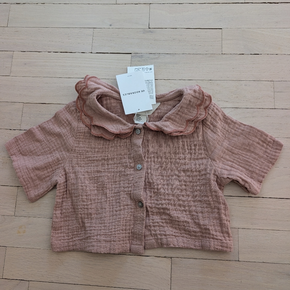 H&M Organic Pink Girls Top